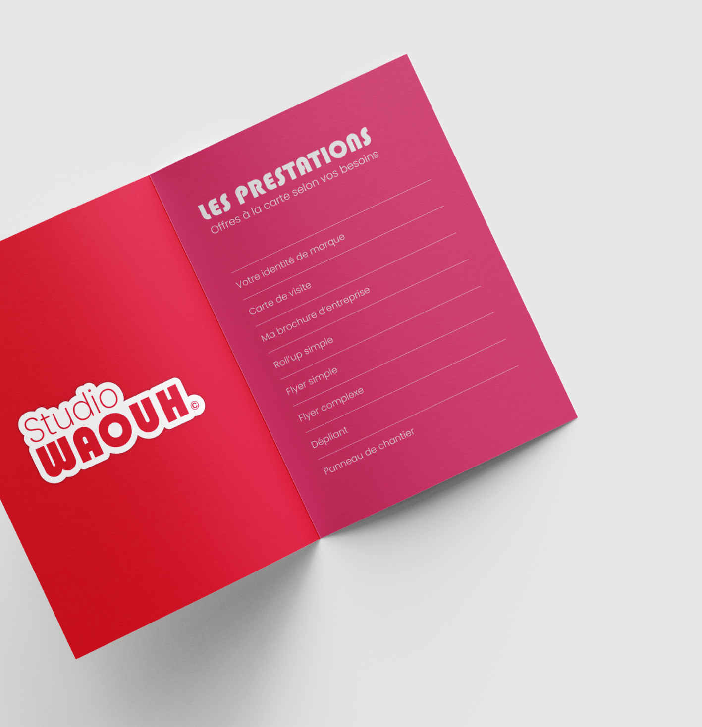 brochure prestation